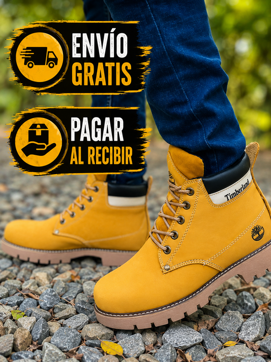 BOTA CLASICA | 100% CUERO PREMIUM PARA |CUALQUIER TERRENO + CAJA